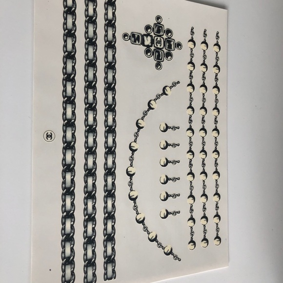 New Authentic Chanel Temporary Tattoos - Picture 6 of 10